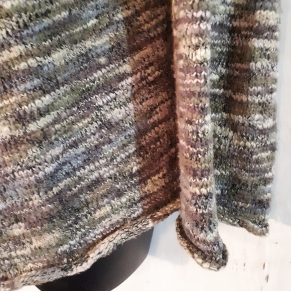 Coldwater Creek Variegated Green Cardigan Medium - Picture 3 of 7